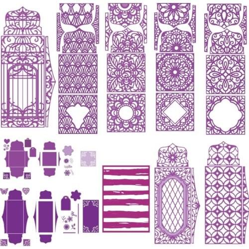 Dimensional Box Frame Metal Cutting Dies Stencils For DIY Scrapbooking Decoration Embossing Supplier Paper Card Craft Die Cut