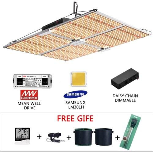 Samsung LM301H Quantum LED Grow Light Aluminum Board Full Spectrum 3500K UV IR With Daisy chain IP65 Waterproof Indoor Grow Lamp