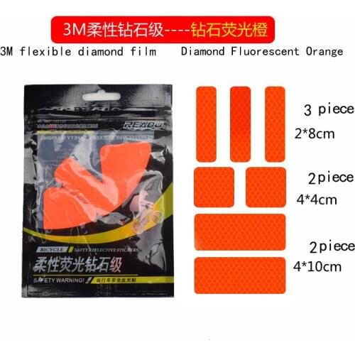 3M High Reflective Safety Mark Reflective tape Self Adhesive Warning Tape bike bicycle Motorcycle Reflective Film stickers decal