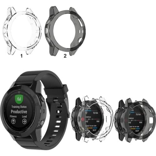 TPU Transparent Protector Cover Case for Garmin Fenix 5 5X 5S plus Smart Accessories Cover