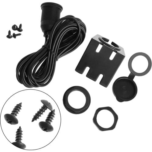 Car 2M 3.5mm Dashboard Flush Mount USB 2.0 AUX Socket Extension Lead Panel Cable Y4UE