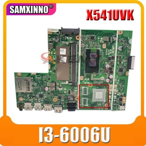 X541UVK original mainboard for ASUS X541UJ X541UV X541U X541UAK with I3-6006U Laptop motherboard 100% fully tested