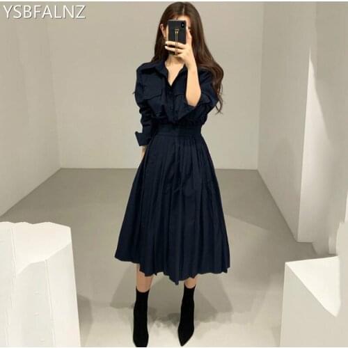 YSBFALNZ Fashion A-Line Dresses
