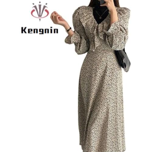 New Summer 2021 Oversize Dress Womens Dresses Vintage Cute Female Robe Dress Sashes Bow Office Work Lady Vestidos Dress KE1050