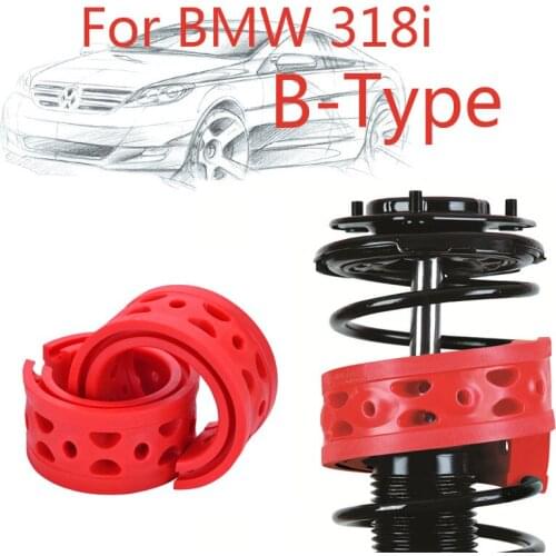 Jinke 1pair Front Shock SEBS Size-B Bumper Power Cushion Absorber Spring Buffer For BMW 318i