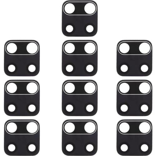 10 PCS Back Camera Lens for Xiaomi Redmi Note 9S Redmi Note 9 Redmi 10X 4G Mobile Phone Glass Camera Lens Part with Camera Frame