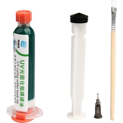 4 in1 UV Solder Mask Ink PCB BGA Paint Prevent Corrosive Arcing Welding Fluxes Oil Black/Blue/Green/Red/Yellow