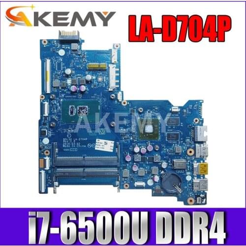 Akemy BDL50 LA-D704P For HP 15-AY 15-be Laptop Motherboard R7M1-70 2GB i7-6500U 858868-601 858868-501 858868-001