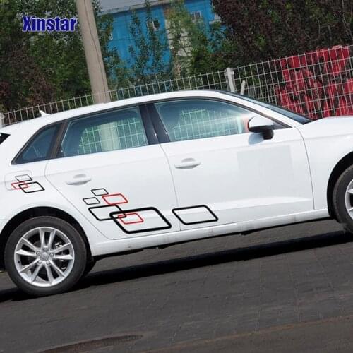 Car decals sticker for volkswagen golf6 golf7 mk6 mk7 audi sline quatrro bmw m performance RLINE STI WRX Skoda Car stying
