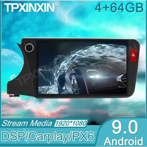 For Honda City 2015 2016 2017 2020 MAX-PAD Android Car Multimedia Player Car GPS Navigation Streaming Night Vision Camera Radio