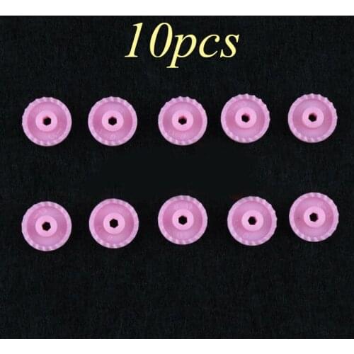 Free Shipping 10PCS Pink Gear Crown Gears Plastic Pinion For Tamiya Mini 4WD Racing Car Model 94691