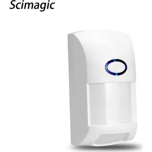 Wireless Passive Infrared Detector PIR Motion Sensor For 433MHz Home Security Alarm System Large Field of View