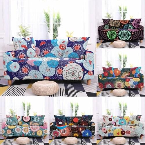 Abstract Printing Sofa Cover Stretch Couch Cover Sofa Towel For Living Room Furniture Protective Modern Elastic Sofa Bed Cover