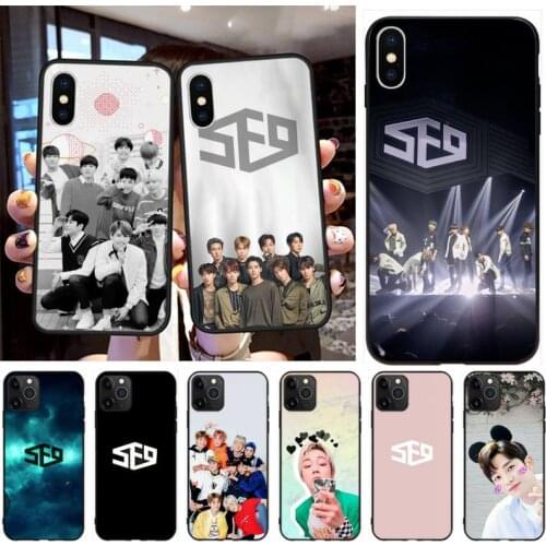 CUTEWANAN sf9 kpop Korean group boy Black TPU Soft Phone Case for iPhone 11 pro XS MAX 8 7 6 6S Plus X 5S SE 2020 XR case