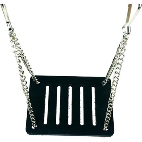 Dorakitten 1pc Hamster Hanging Swing Funny Washable Plastic Hamster Swing Toy Hamster Hanging Bed Pet Supplies