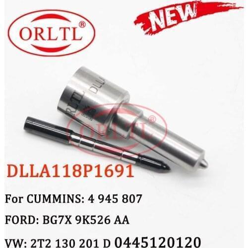 ORLTL Engine Nozzle DLLA118P1691 (0 433 172 037), Injector Nozzle DLLA 118 P 1691 (0433172037) For Cummins 0 445 120 120
