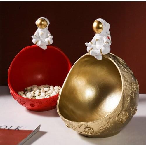 Nordic Creative Astronaut Key Storage Furnishings Home Accessories Living Room Tea Table Decorative Furnishings Storage Box