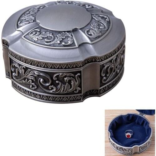 Fashion European Style Small Jewellery Storage Box Necklace Earring Bracelet Jewelry Box for Women Wedding Birthday Gift