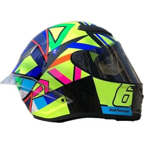 Racing Full Face Men Helmet Motociclistas Capacete Ece Approved Motorbike Helmet Soleluna Design Summer Motorcycle Women Helmet