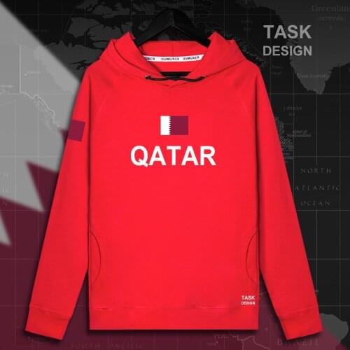 State of Qatar Qatari Dawlat QA mens hoodie pullovers hoodies men sweatshirt new streetwear clothing Sportswear tracksuit nation