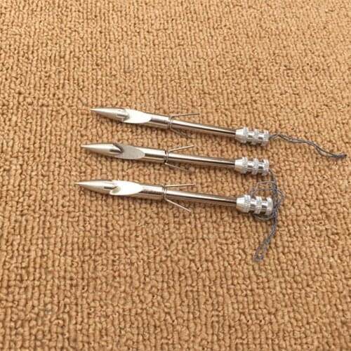 Outdoor Catapult Dart Hunting Shooting Fish Hand Tool Stainless Steel Bow Arrowhead Slingshot Sharp Hunting Darts 9cm
