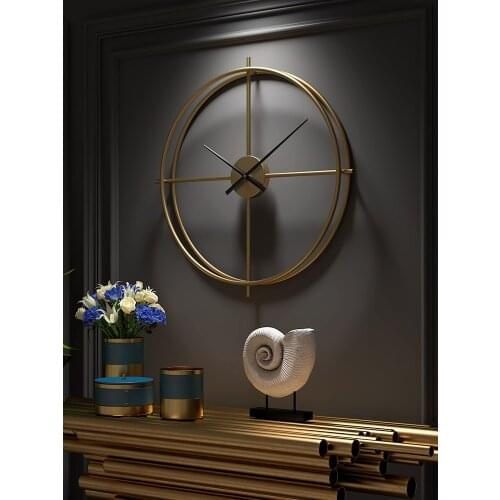 European Royal Style Wall Clock Silent Classic Large Fashion Cute Round Wall Clock Simple Reloj De Pared Room Decor BD50ZB