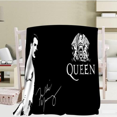 New Arrival Queen Band Blankets 3D Printing Soft Blanket Throw On Home/Sofa/Bedding Portable Adult Travel Cover Blanket
