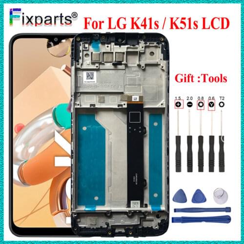 ORIGIANL For LG K41S K51S LCD Display Touch Screen Digitizer Assembly LMK410EMW LMK510EMW lcd 6.55" For lg k51S lcd display