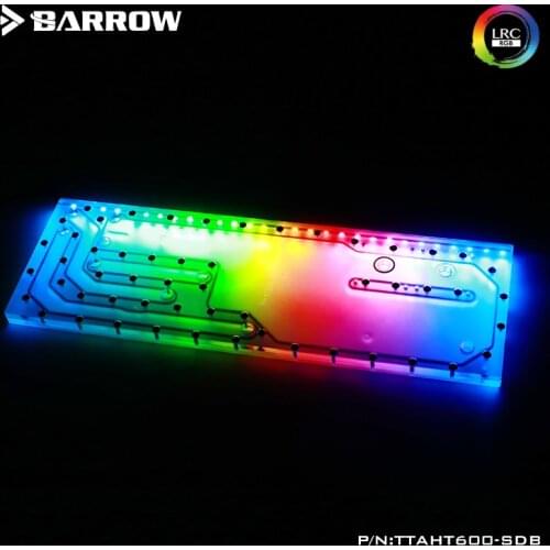 Barrow Waterway plate for TT AHT600 case Aurora Motherboard 5V 3PIN AURA SYNC TTAHT600-SDB