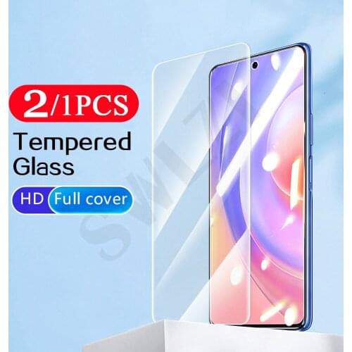 2/1Pcs tempered glass film for Honor 50 SE 20 lite 20i 20s view 30 pro plus Youth 30s 30i V40 protective phone screen protector