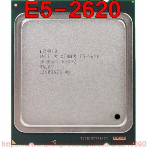Intel Xeon CPU E5-2620 SR0KW 2.0GHz 6-Core 15M LGA2011 E5 2620 processor free shipping speedy ship out