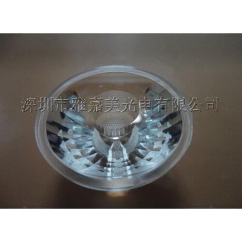 Direct manufacturers-High quality COB lens diameter 45MM 24 degrees Multi-Plaid Integrated light source LED lens
