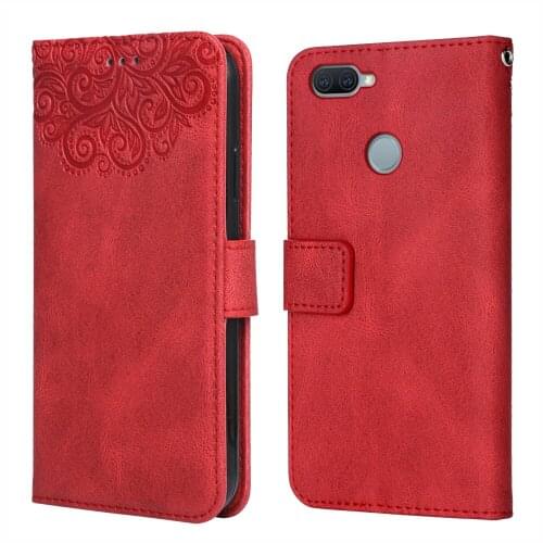 Flower Case Luxury Leather Case for OPPO A5S Flower AX5S CPH1909 CPH1920 CPH1912 Wallet Flip Phone Case for OPPO A5 S Case