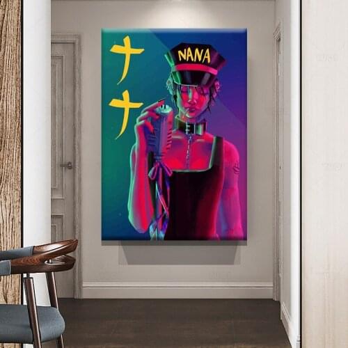 Sexy NaNa Anime Poster Decoration Art Home Decor Bedroom Kids Room Living Sofa Wall Decor Canvas HD Poster
