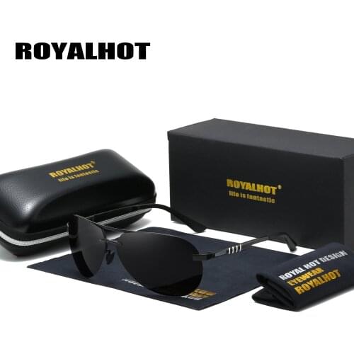 RoyalHot Men Women Polarized Alloy Oval Frame Sunglasses Driving Sun Glasses Shades Oculos masculino Male 900157