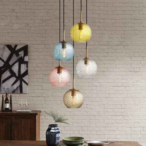 Modern Pendant Lights Villa Large Duplex Glass Spherical Staircase Long Suspension Light for Living Room Home Pendant Lamp No106