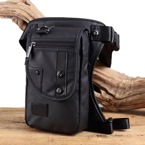 Men Waist Drop Leg Bag Military Assault Hip Bum Bags Belt Purse Riding Casual Waterproof Fanny Pack New High Quality Oxford