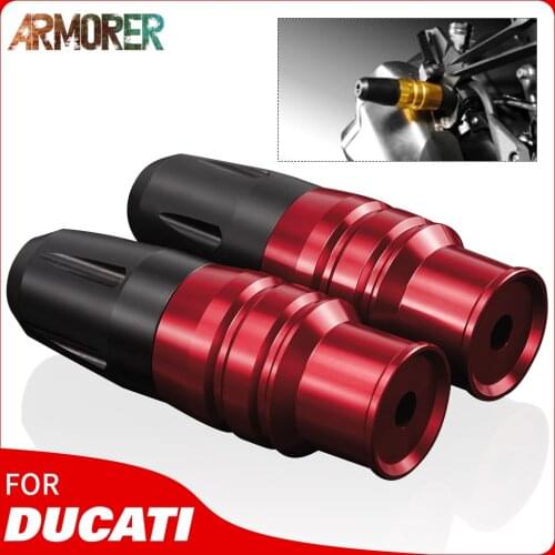 For Ducati X Diavel/S 797 MONSTER Multistrada Supersport Exhaust Crash Protector Frame Slider Pad Bar Motorcycle Accessories