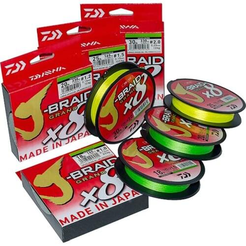 100% Original Daiwa Ocean Boat Fishing Flexibility High Strength PE Lines Low Elongation Made in Japan Fish Lines