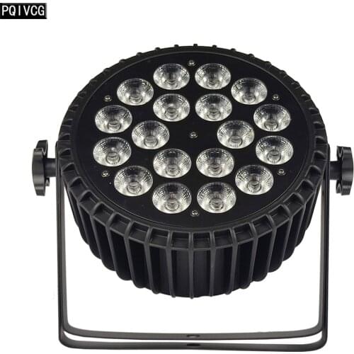 18X12W Led Par Light RGBW 4in1 Cast Aluminum 12w Led Flat Par Stage DMX512 DJ lights Aviation Plug