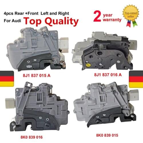 AP01 8J1837015A 8J1837016A 8K0839015 8K0839016 Front(L+R) And Rear(L+R) Door Lock Actuator Kit For Audi A4 A5 Q3 Q5 Q7 8K2 8KH