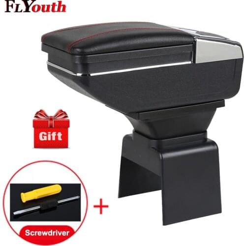 Car Armrest Box For Citroen Elysee For Peugeot 307 2004-2013 Central Store Content Box Cup Holder Ashtray Interior Car-Styling