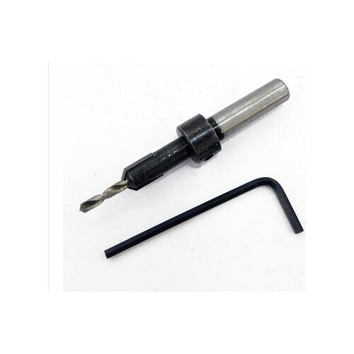Free shipping 1pc DIY woodworking 1.5*6*8mm Countersunk head wood taper sink hole drilling&tapping screw hole chamfering drill