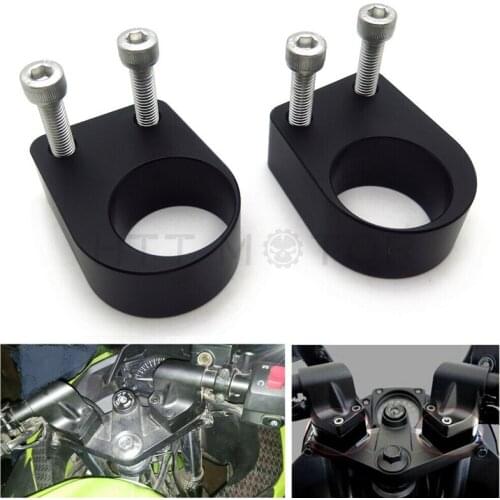 Aftermarket free shipping motorcycle parts For 2013-2019 Kawasaki Ninja 300 300R 1" Inch Handle Bar Spacers Handlebar Risers