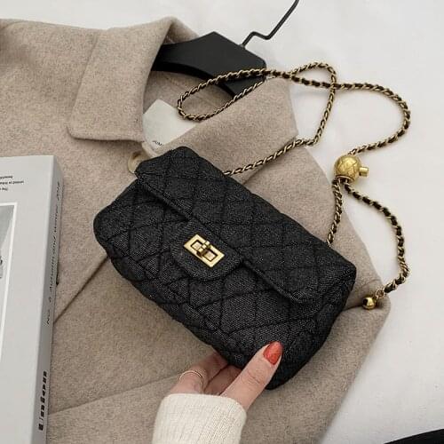 Quality Dennis Crossbody Bag for Women 2020 New Fashion Single Shoulder Messenger Chain Bags Ladies Fashionable Purses Channels