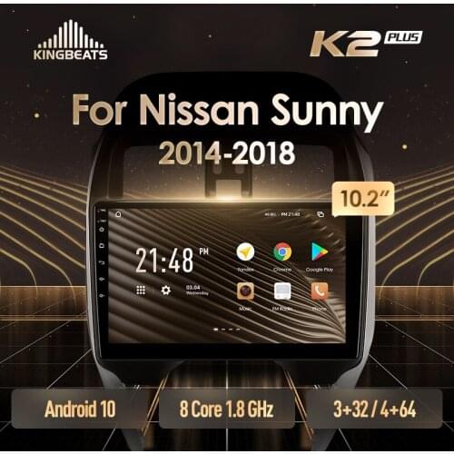 KingBeats Android Octa-Core head unit HU 4G in Dash Car Radio Multimedia Video Player Navigation GPS For Nissan Sunny 2014 - 2018 no dvd 2 din Double Din Android Car Stereo 2din