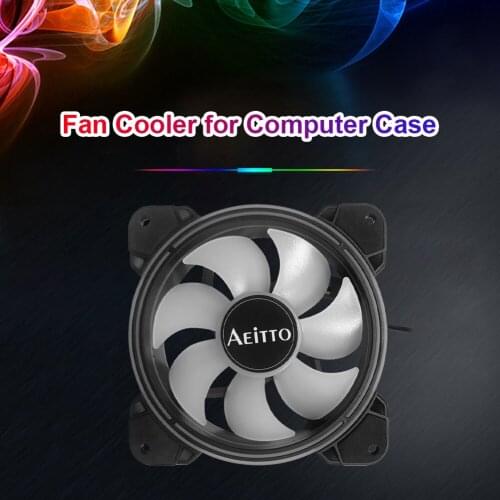 120mm DC 12V PC CPU Case Cooling Fan 4PIN CPU Radiator Heat Sink Cooler Computer Accessories Computer Game Fan Cooling