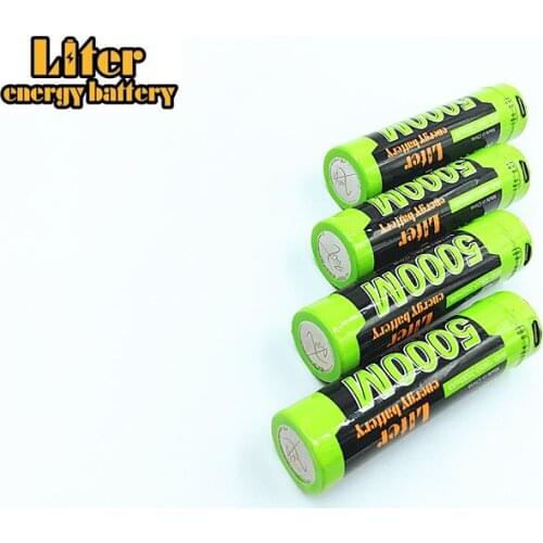 Micro USB 18650 5000M 3.7V 3500mAh Li-ion Rechargeable Battery 4 LED Indicator Power bank Mobile charging battery