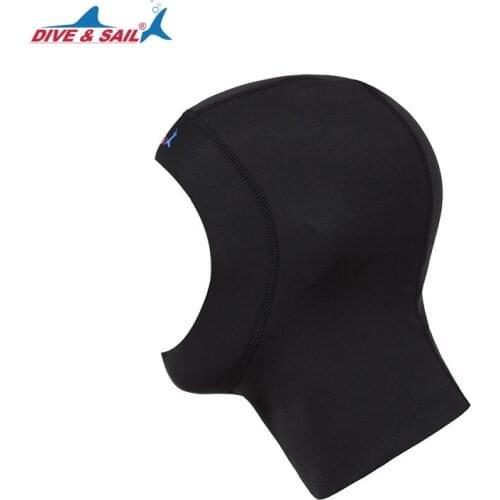 3mm Neoprene Scuba Diving Hood With Shoulder Snorkeling Equipment Hat Cap Winter Swim Warm Wetsuit Spearfishing