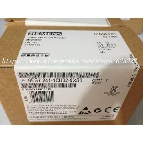 Original S7-1200 RS485/422 6ES7241-1CH32-0XB0 COMMUNICATION MODULE 6ES7 241-1CH32-0XB0